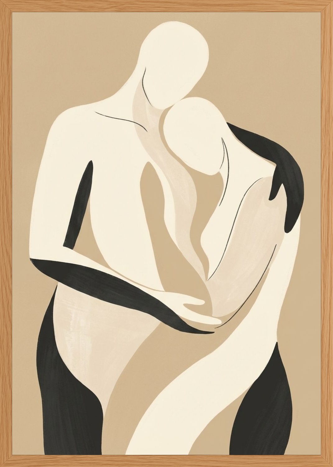 Poster in oak frame