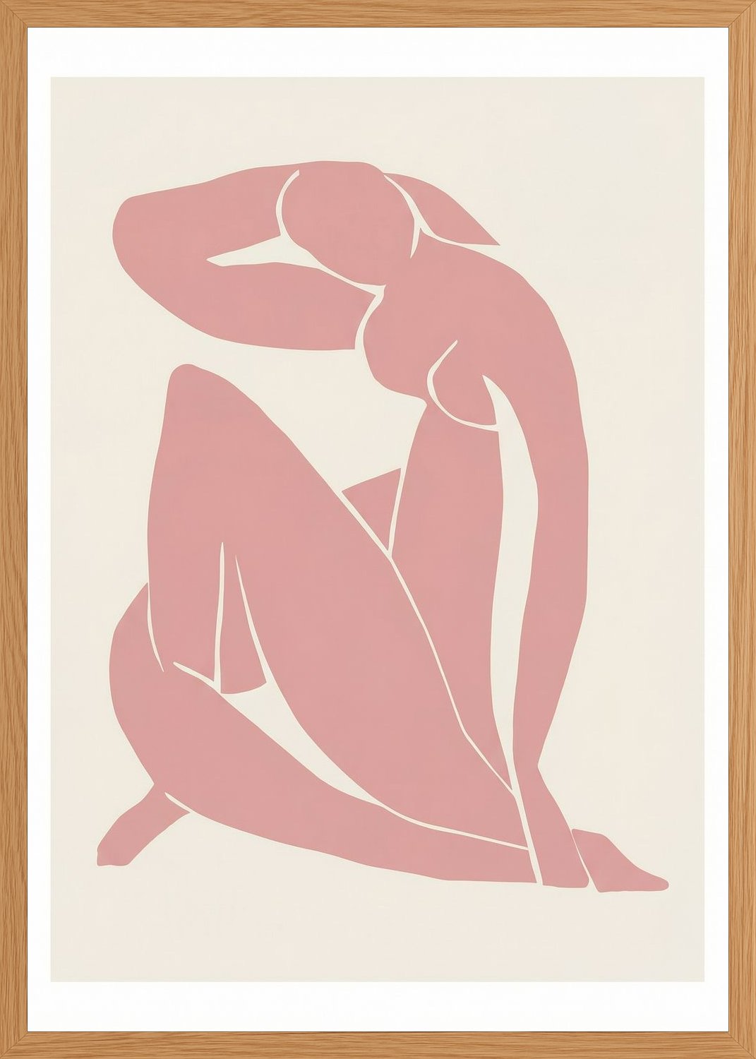 Poster in oak frame