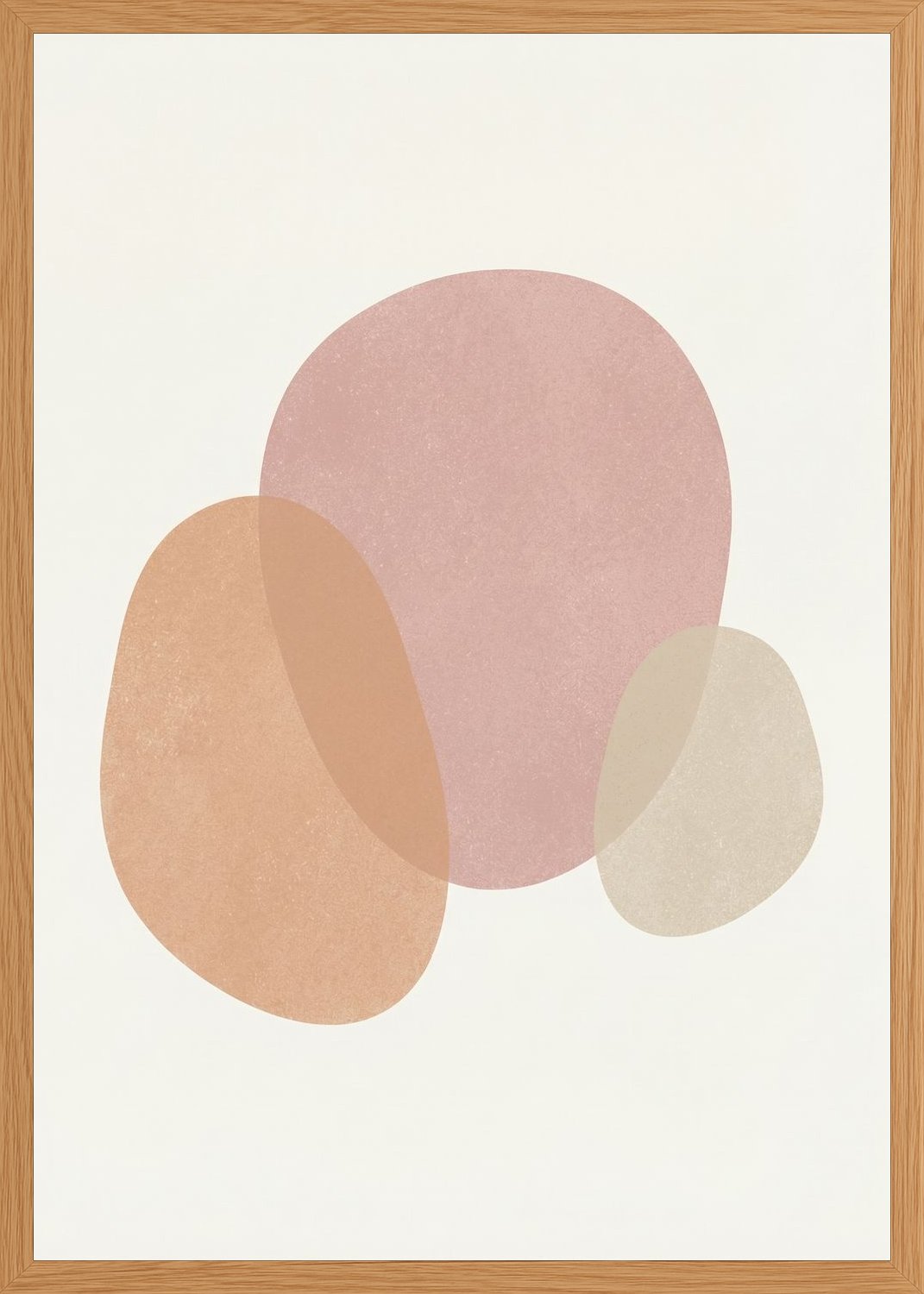 Poster in oak frame