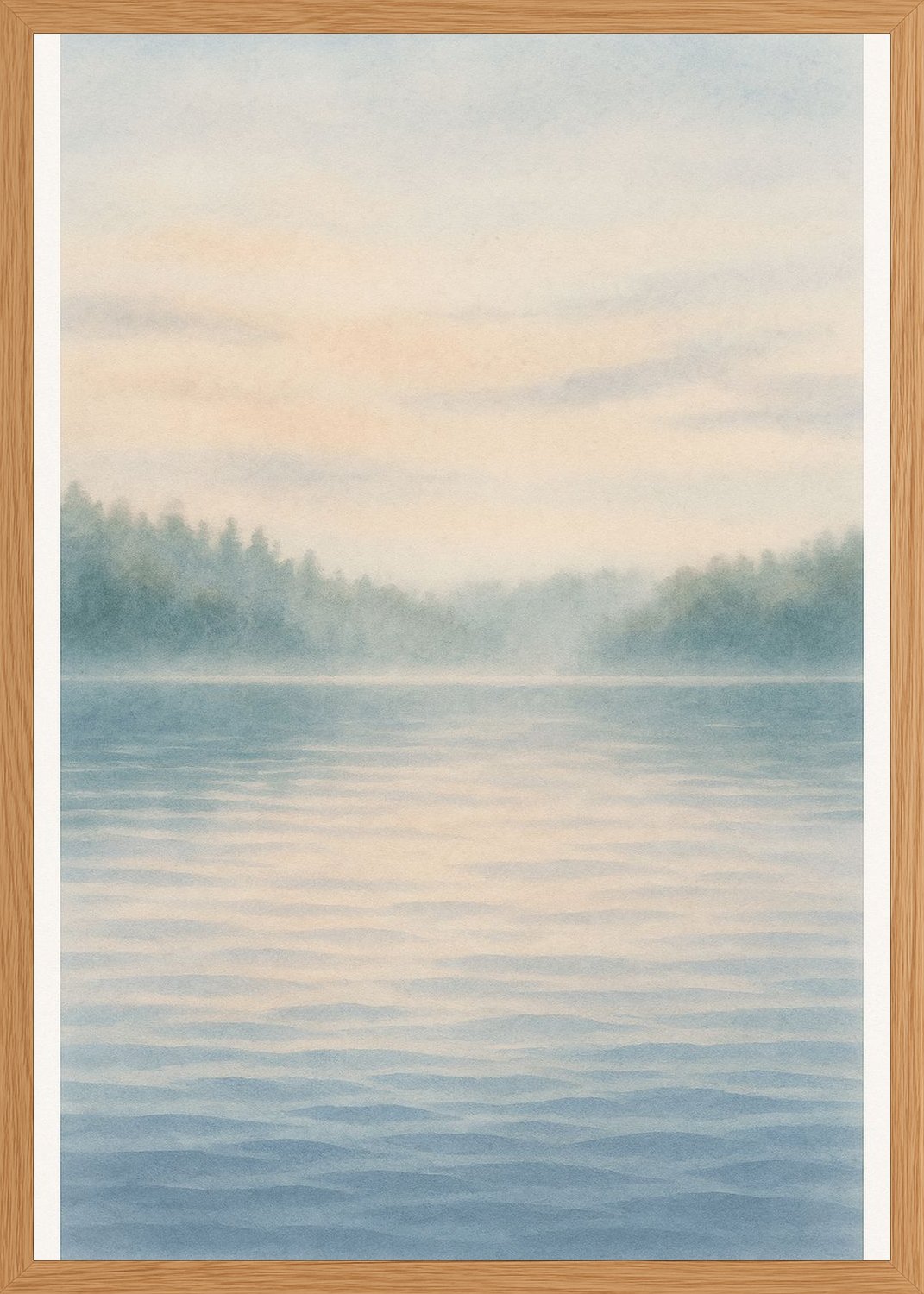 Poster in oak frame