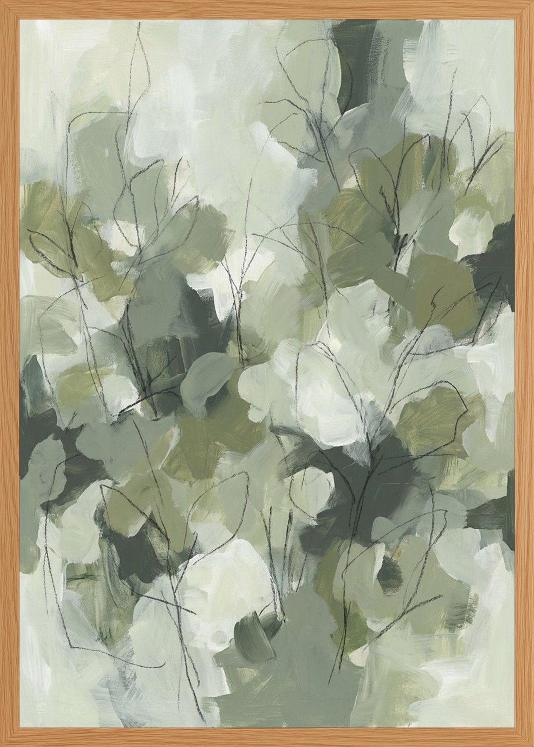 Poster in oak frame