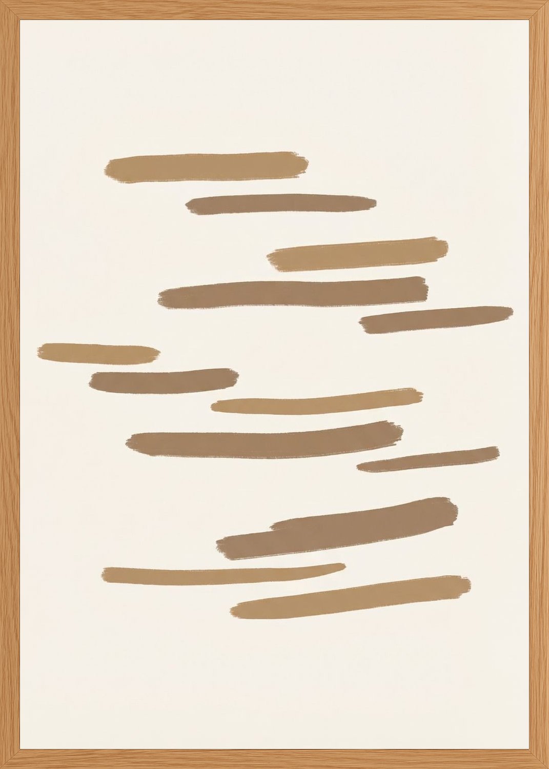 Poster in oak frame