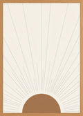 Poster in oak frame
