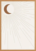 Poster in oak frame