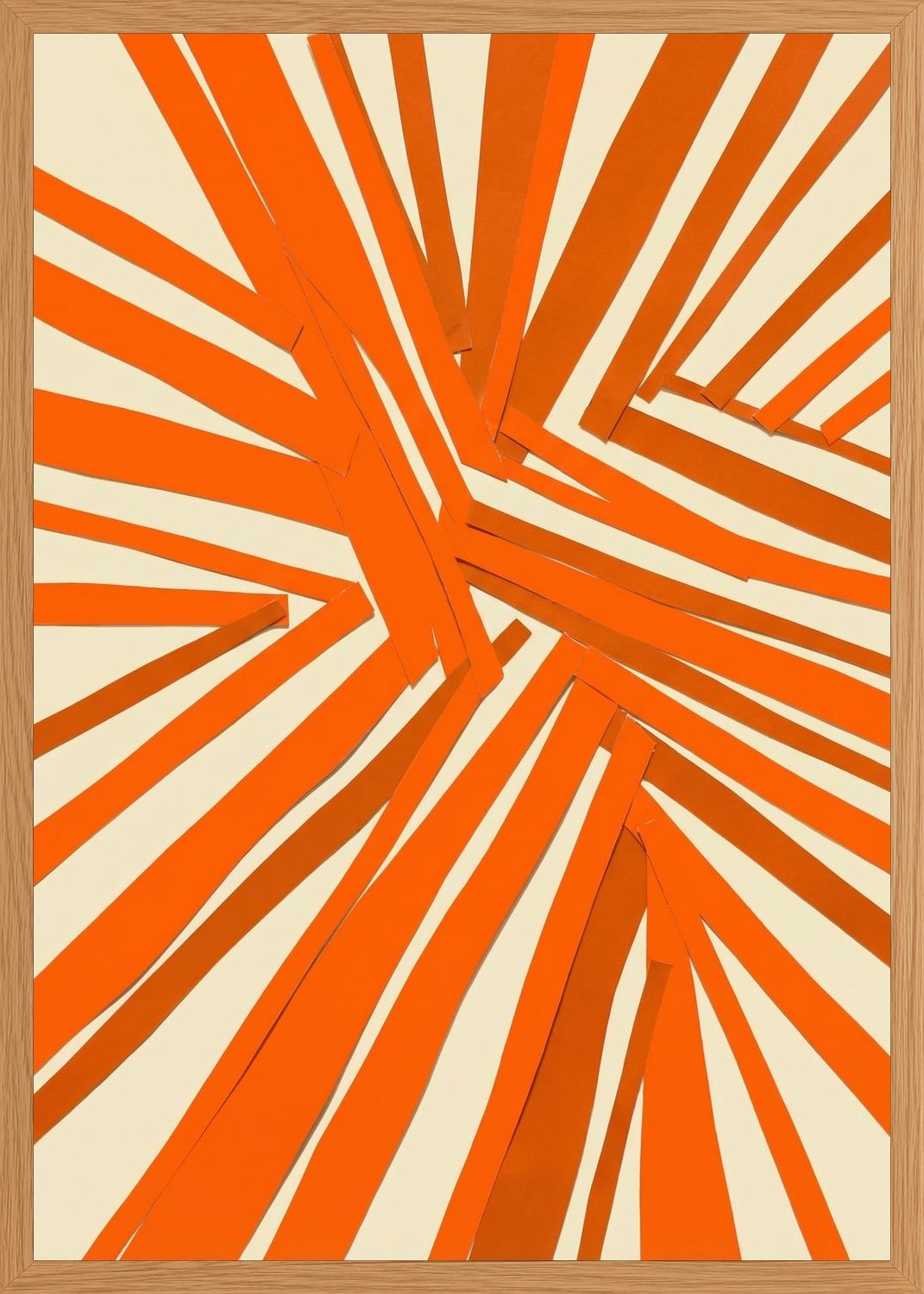 Poster in oak frame