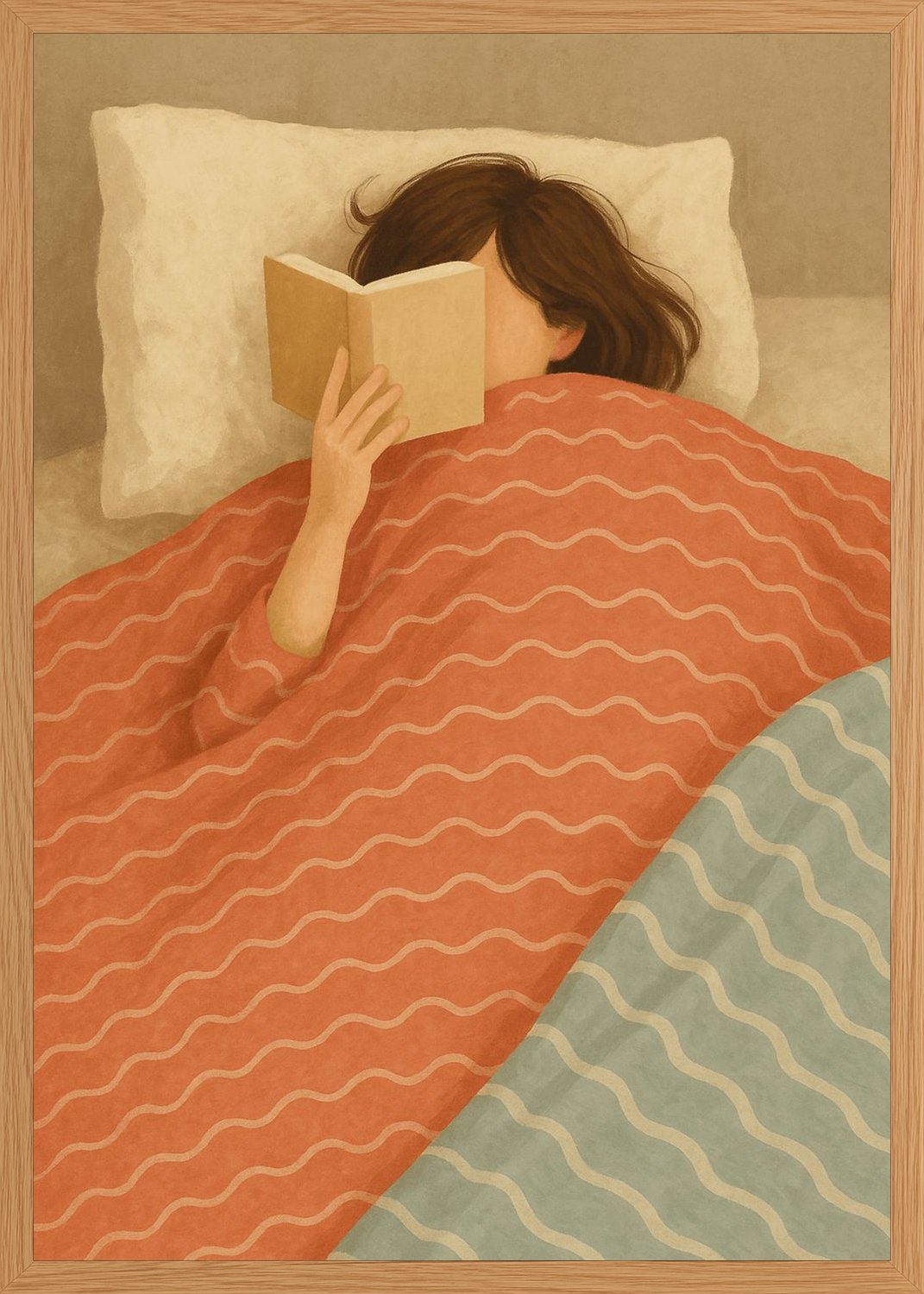 Poster in oak frame