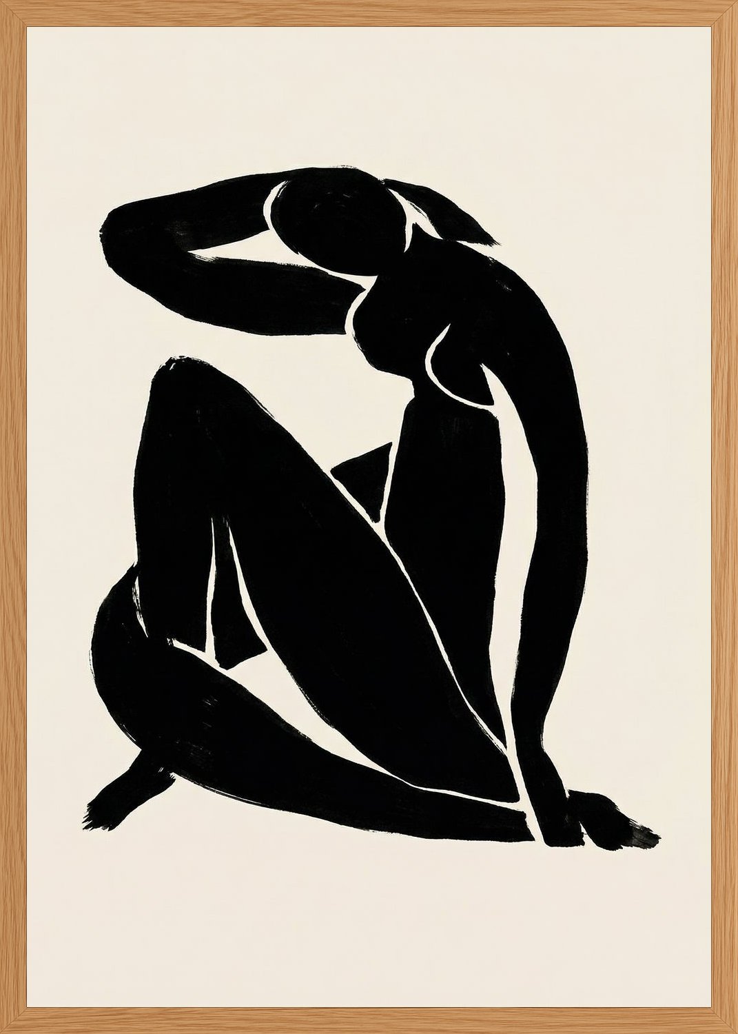 Poster in oak frame