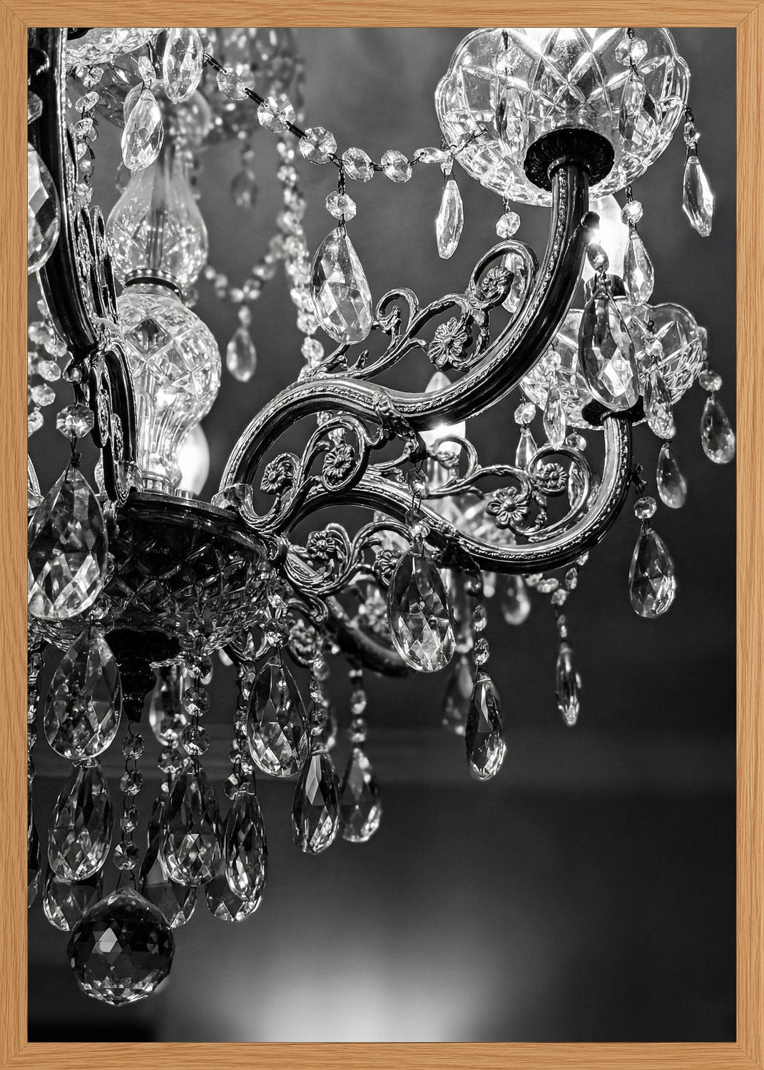 Poster in oak frame