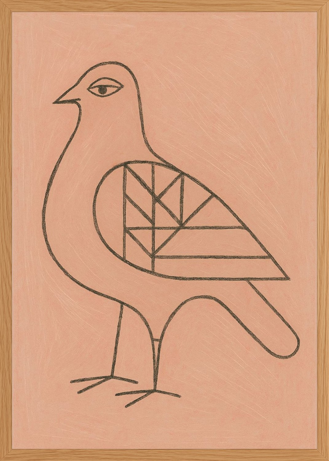 Poster in oak frame