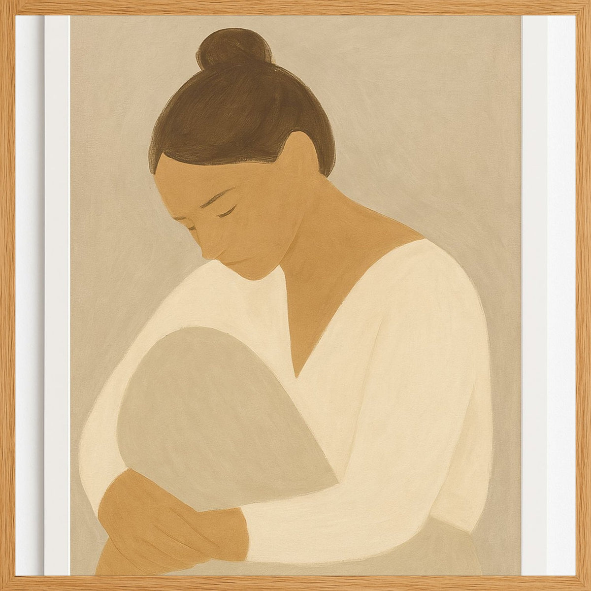 Poster in oak frame