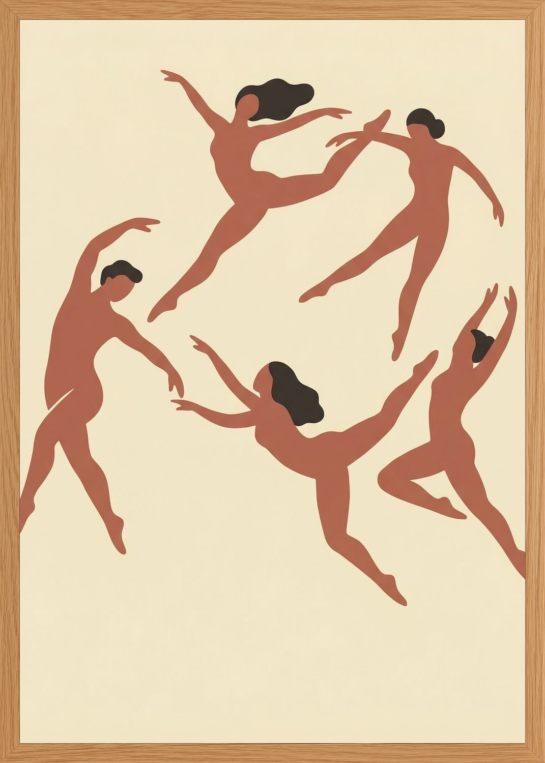 Poster in oak frame