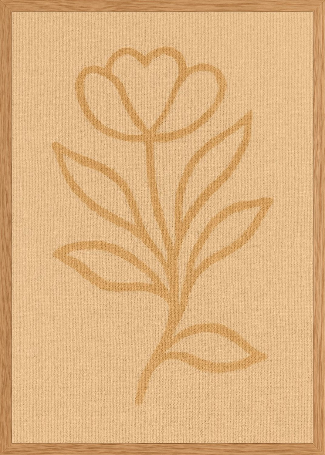 Poster in oak frame