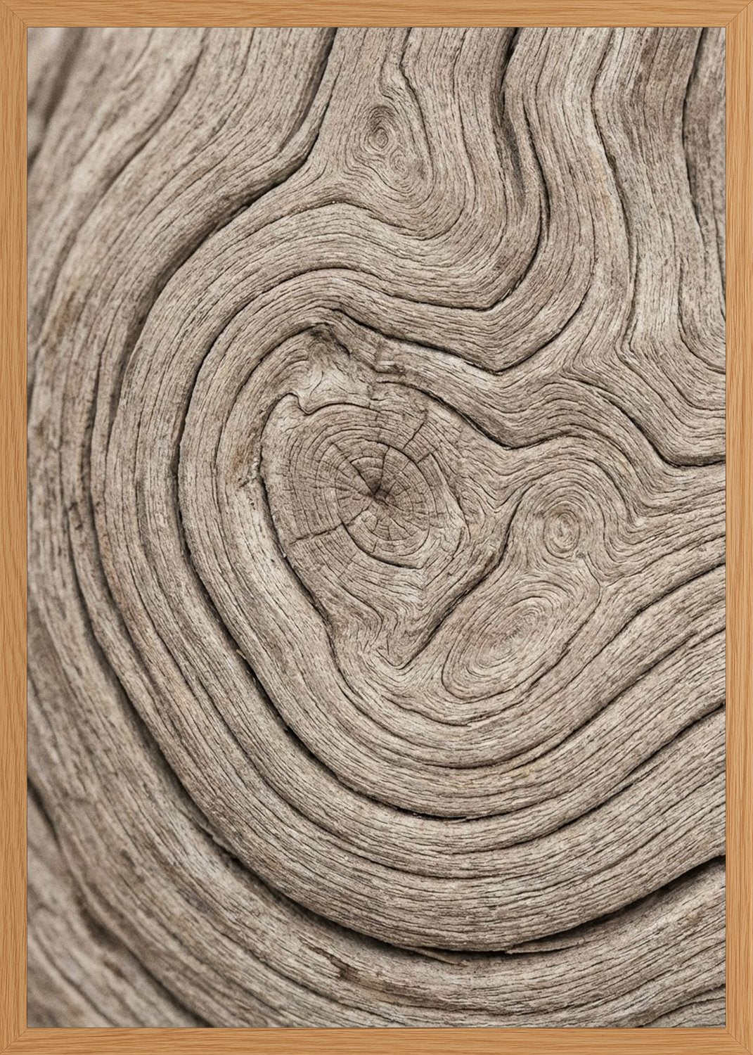 Poster in oak frame