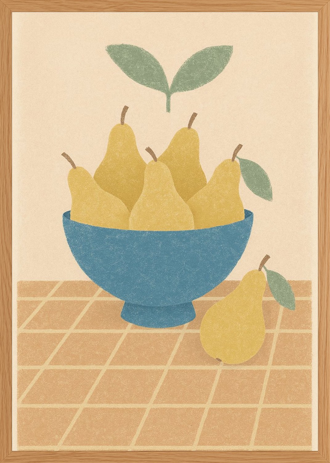 Poster in oak frame