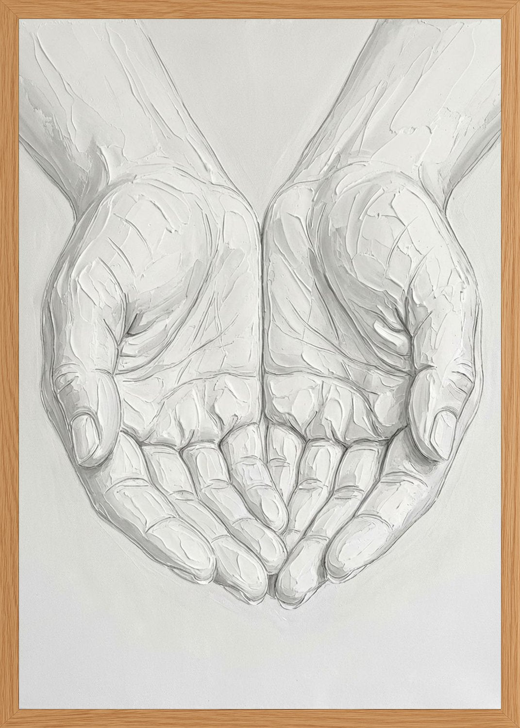 Poster in oak frame