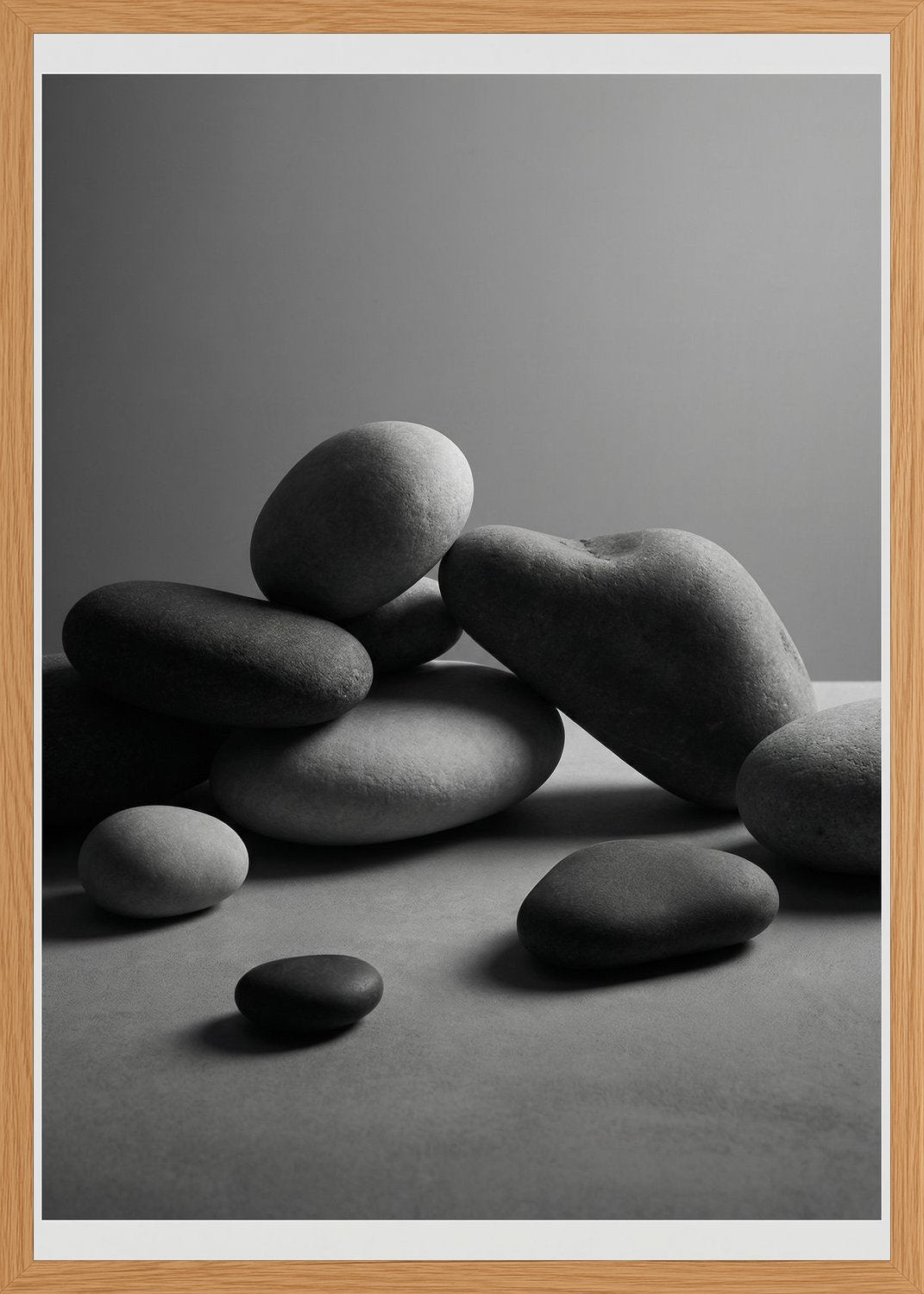 Poster in oak frame