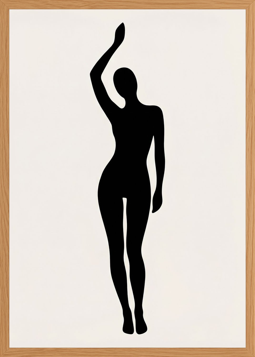 Poster in oak frame