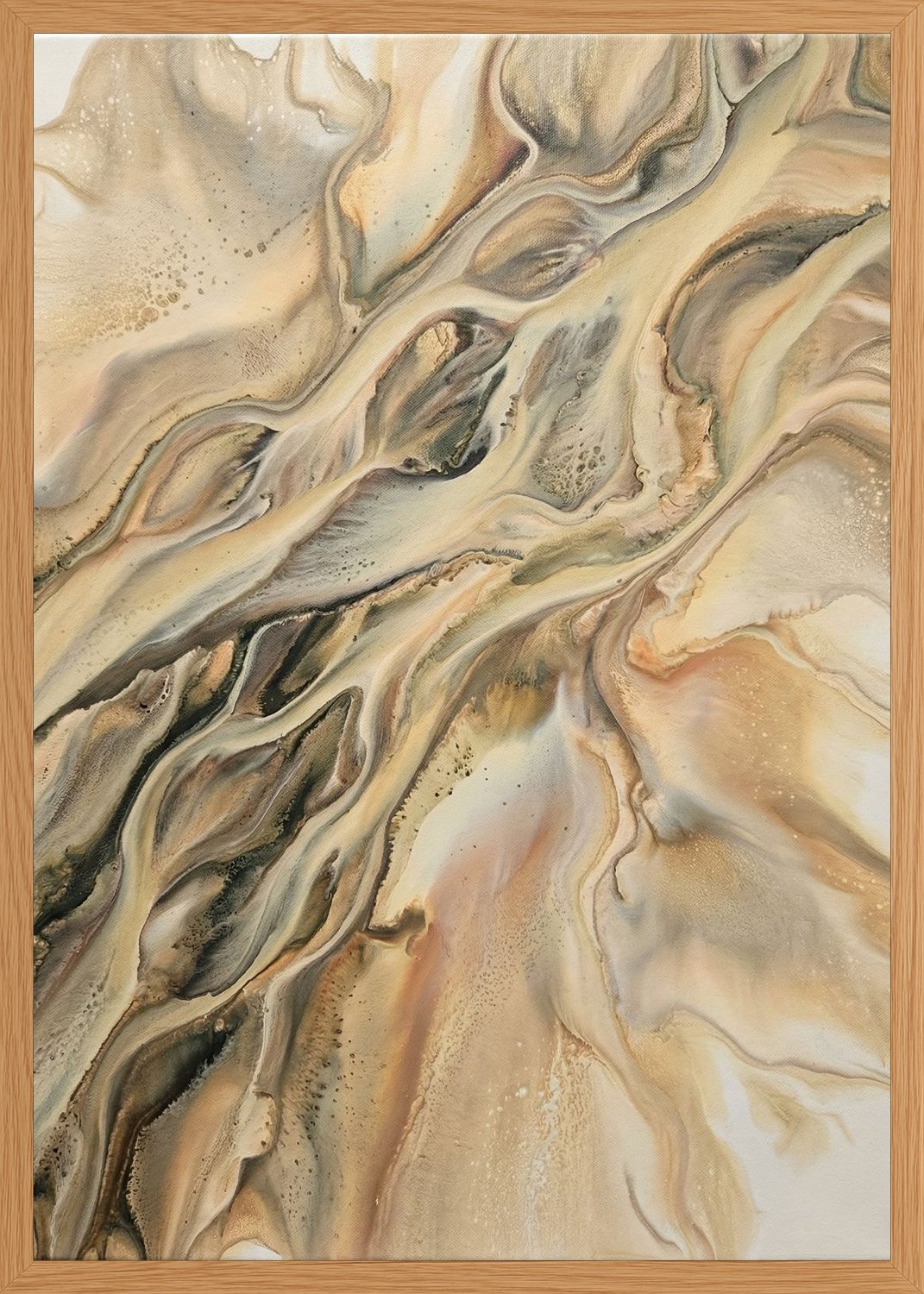 Poster in oak frame