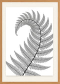 Poster in oak frame