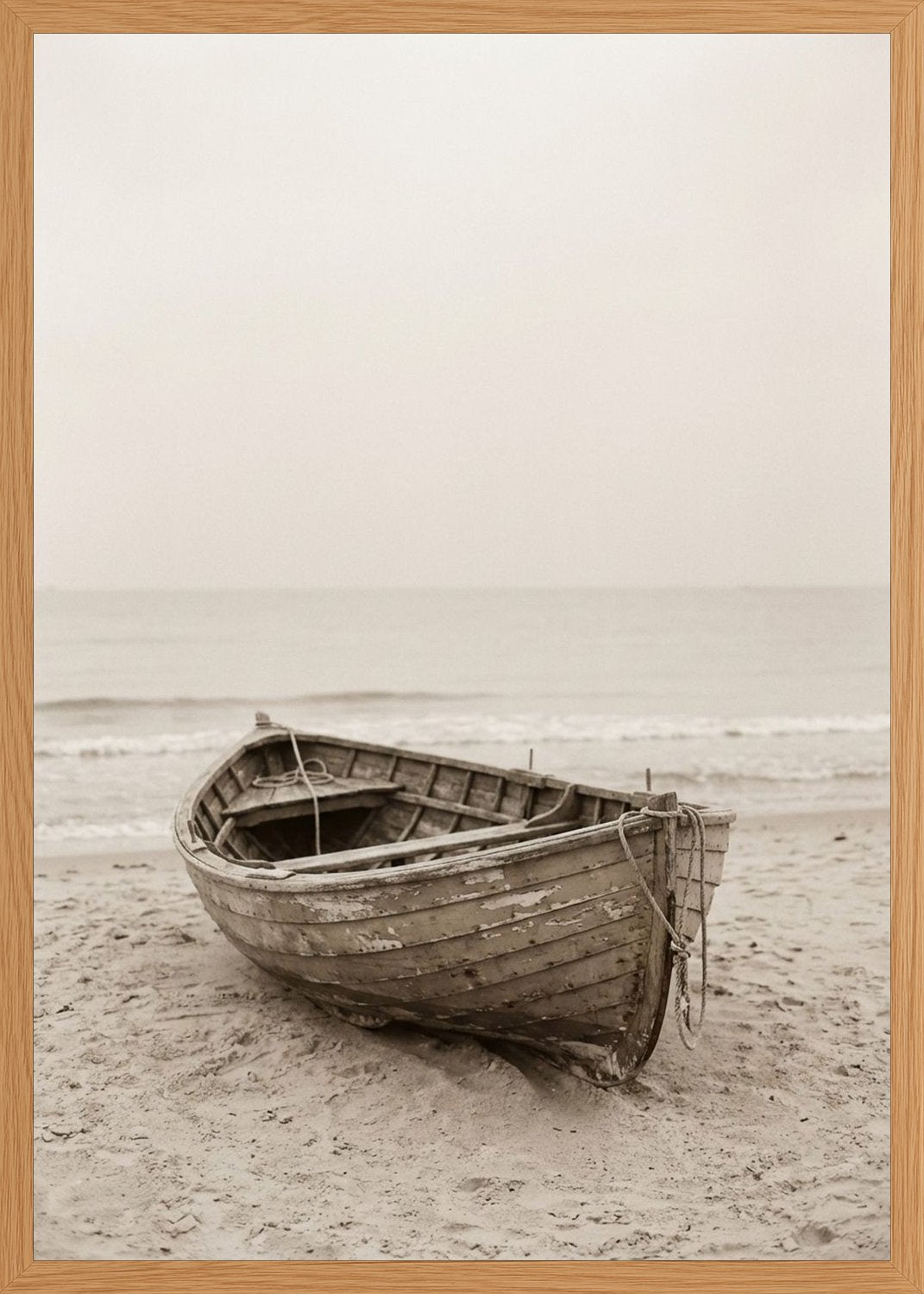 Poster in oak frame