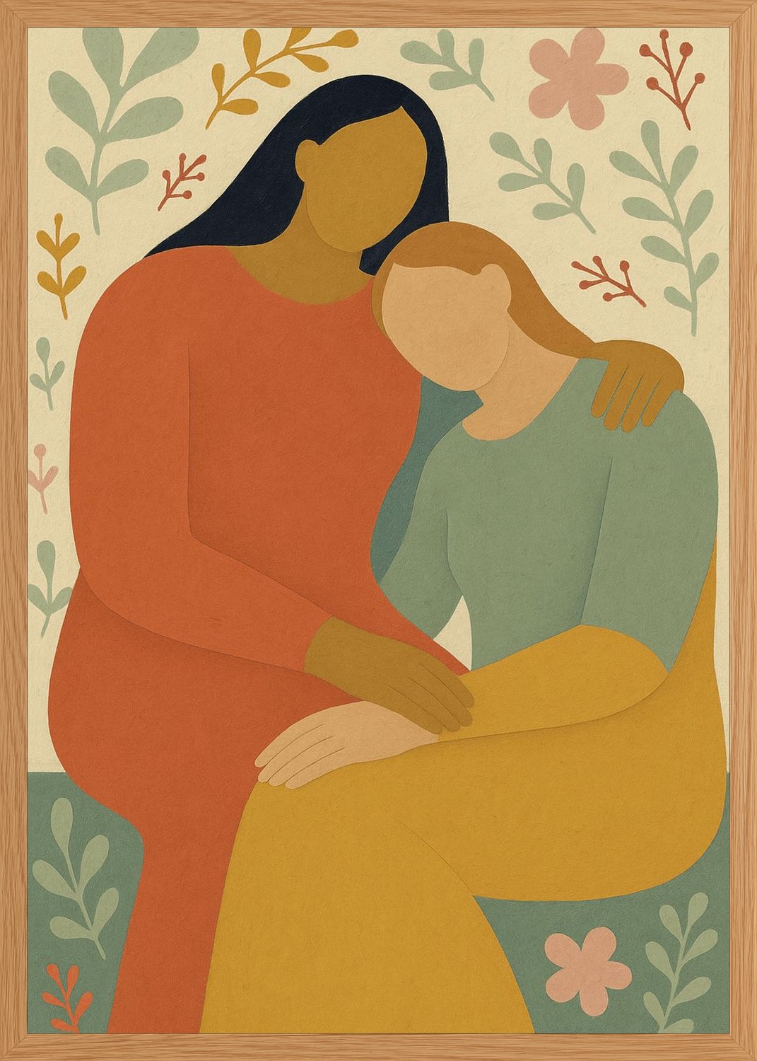 Poster in oak frame