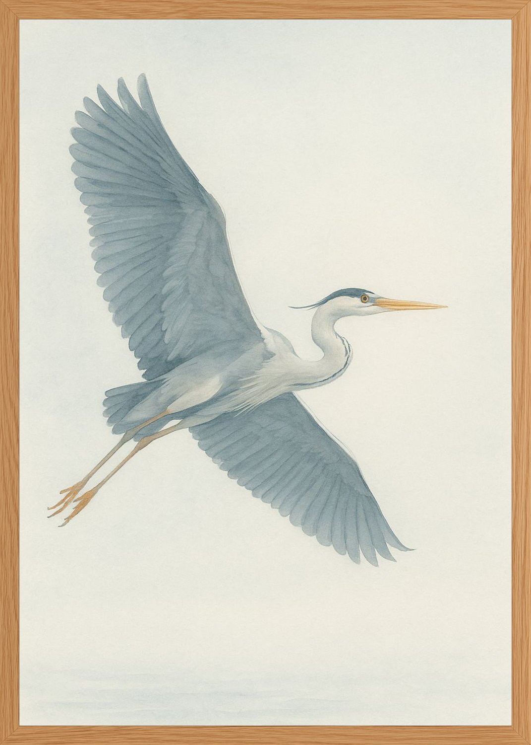 Poster in oak frame