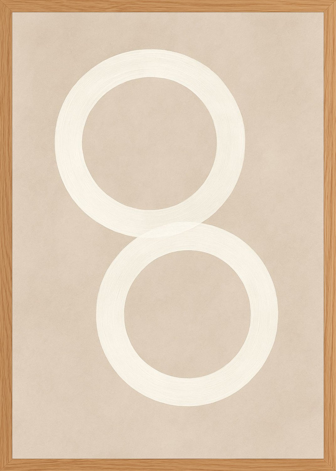 Poster in oak frame