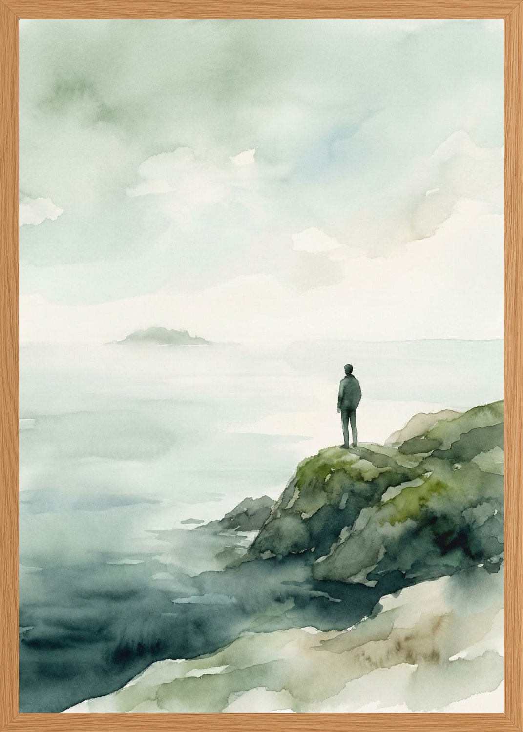 Poster in oak frame