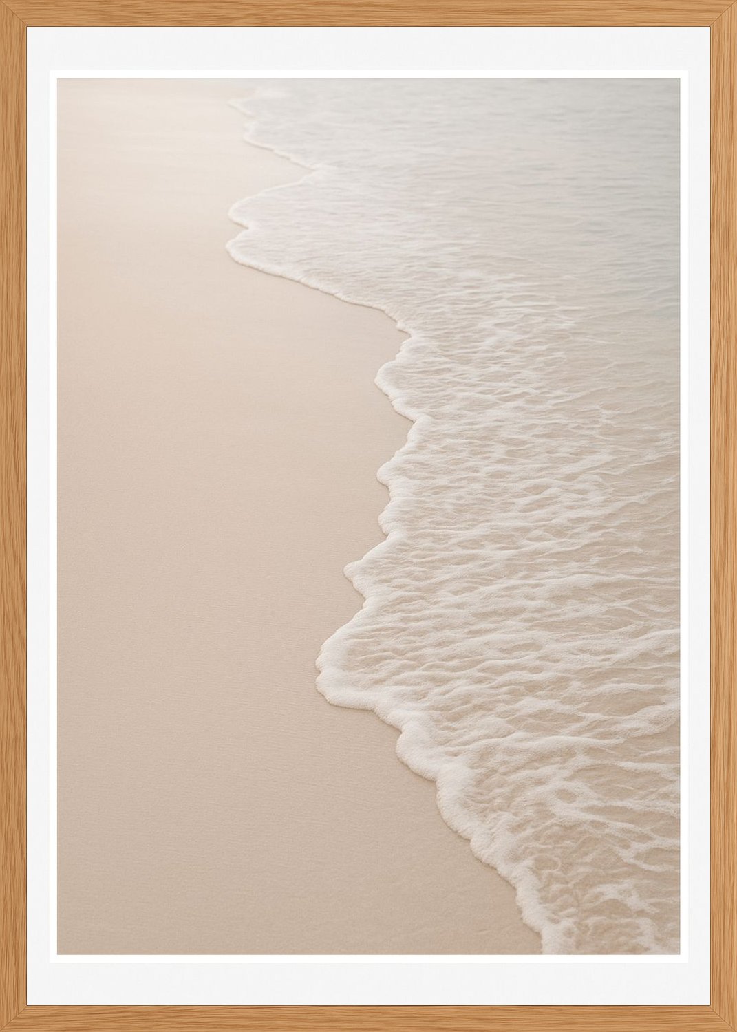 Poster in oak frame