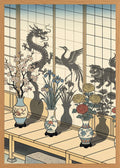Poster in oak frame