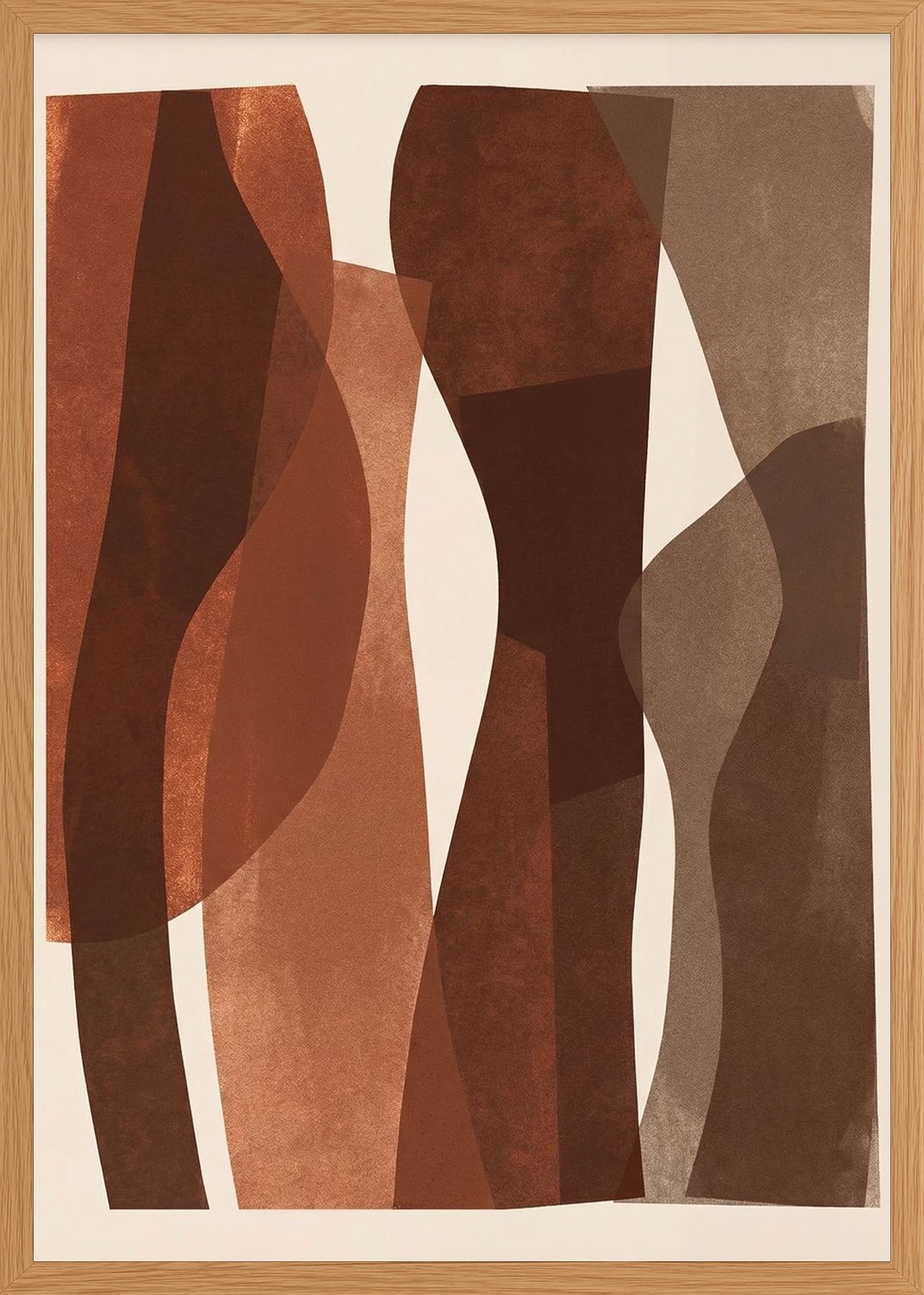 Poster in oak frame