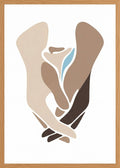 Poster in oak frame