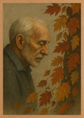Poster in oak frame