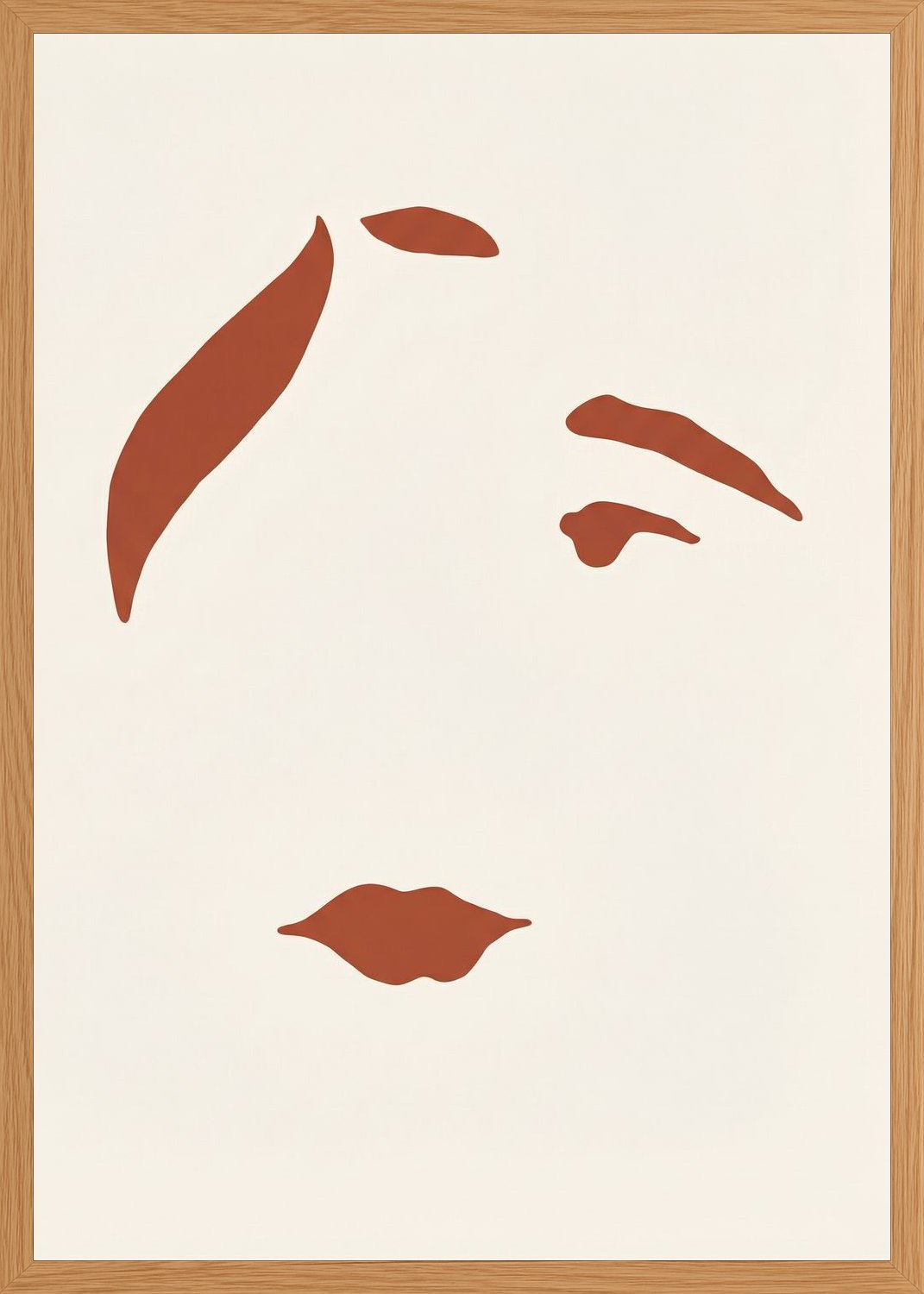 Poster in oak frame
