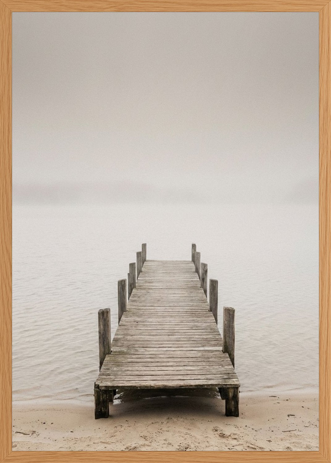 Poster in oak frame