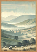 Poster in oak frame