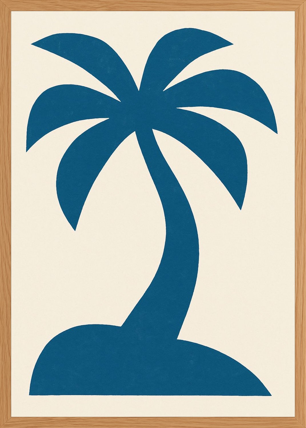 Poster in oak frame