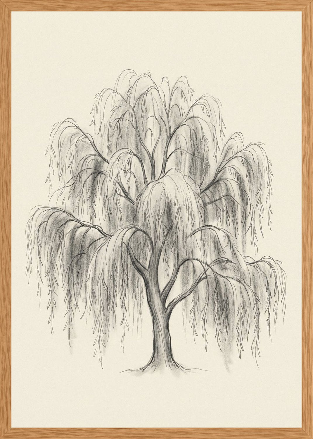 Poster in oak frame