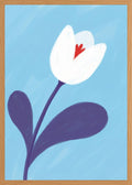 Poster in oak frame