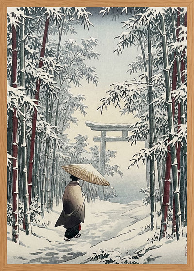 Snowy Temple Path