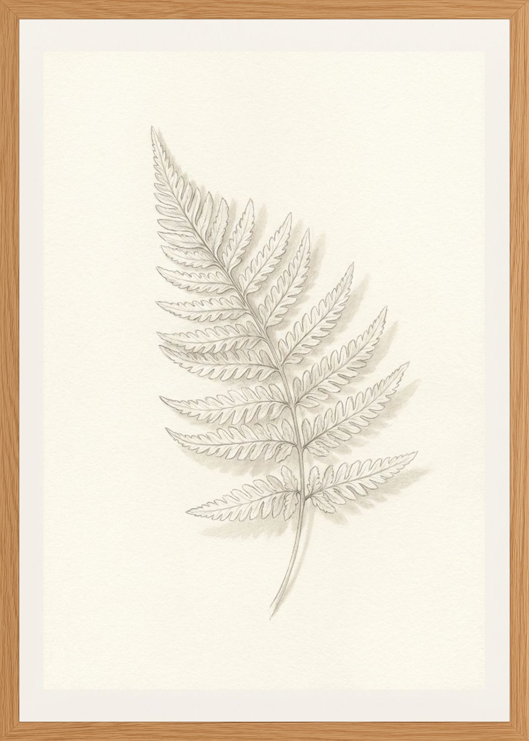 Poster in oak frame