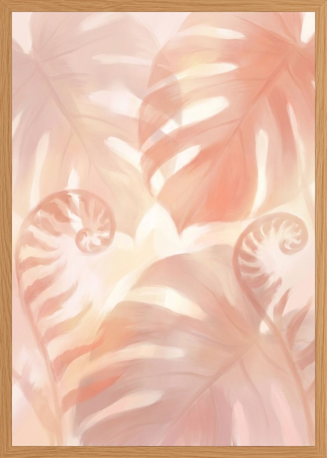Poster in oak frame