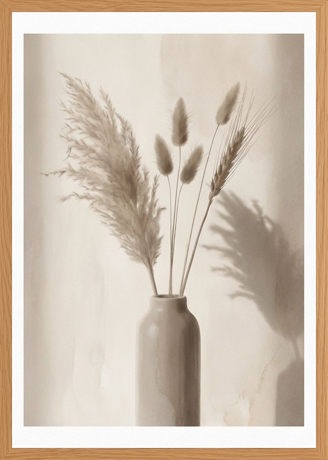 Poster in oak frame