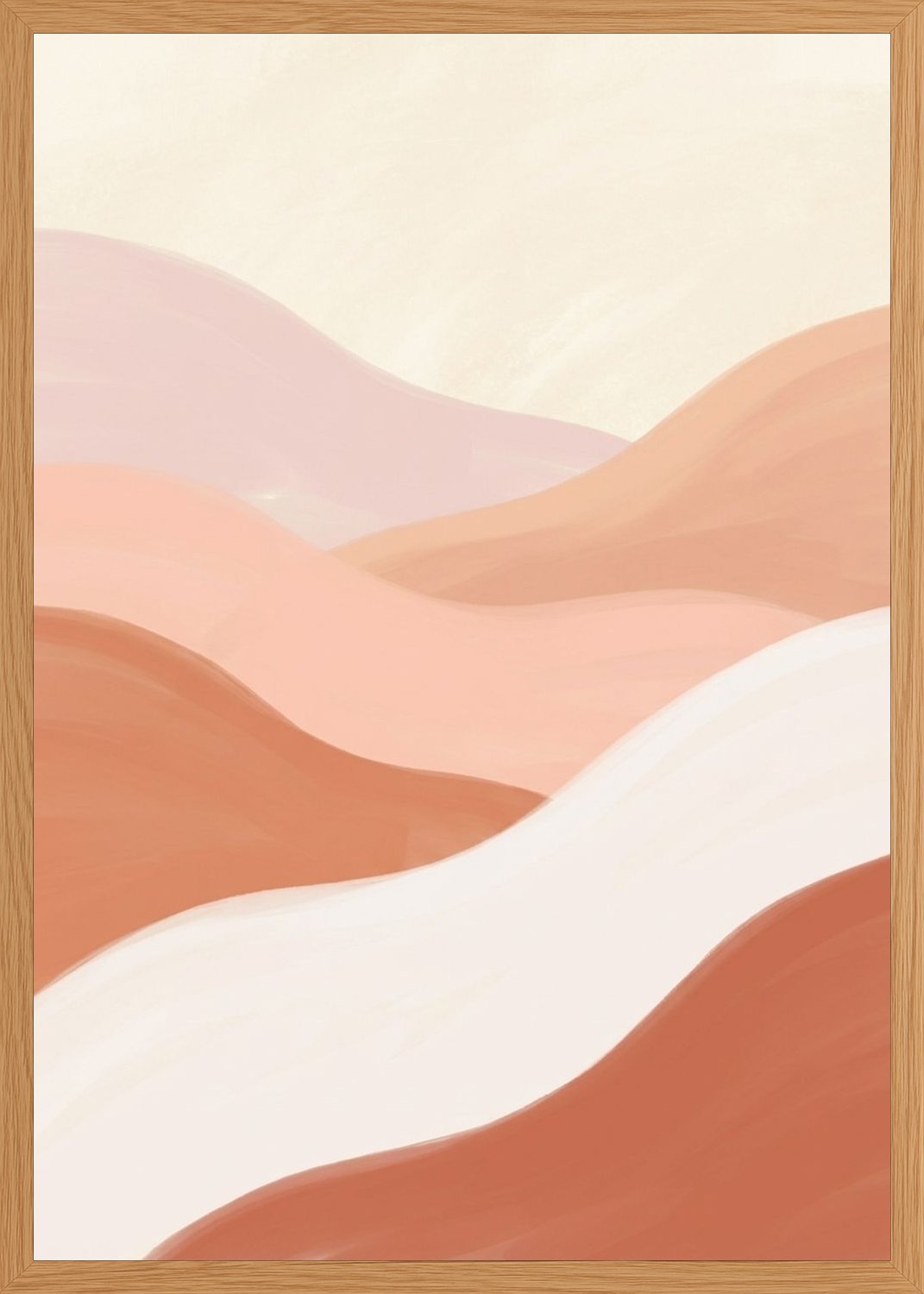 Poster in oak frame