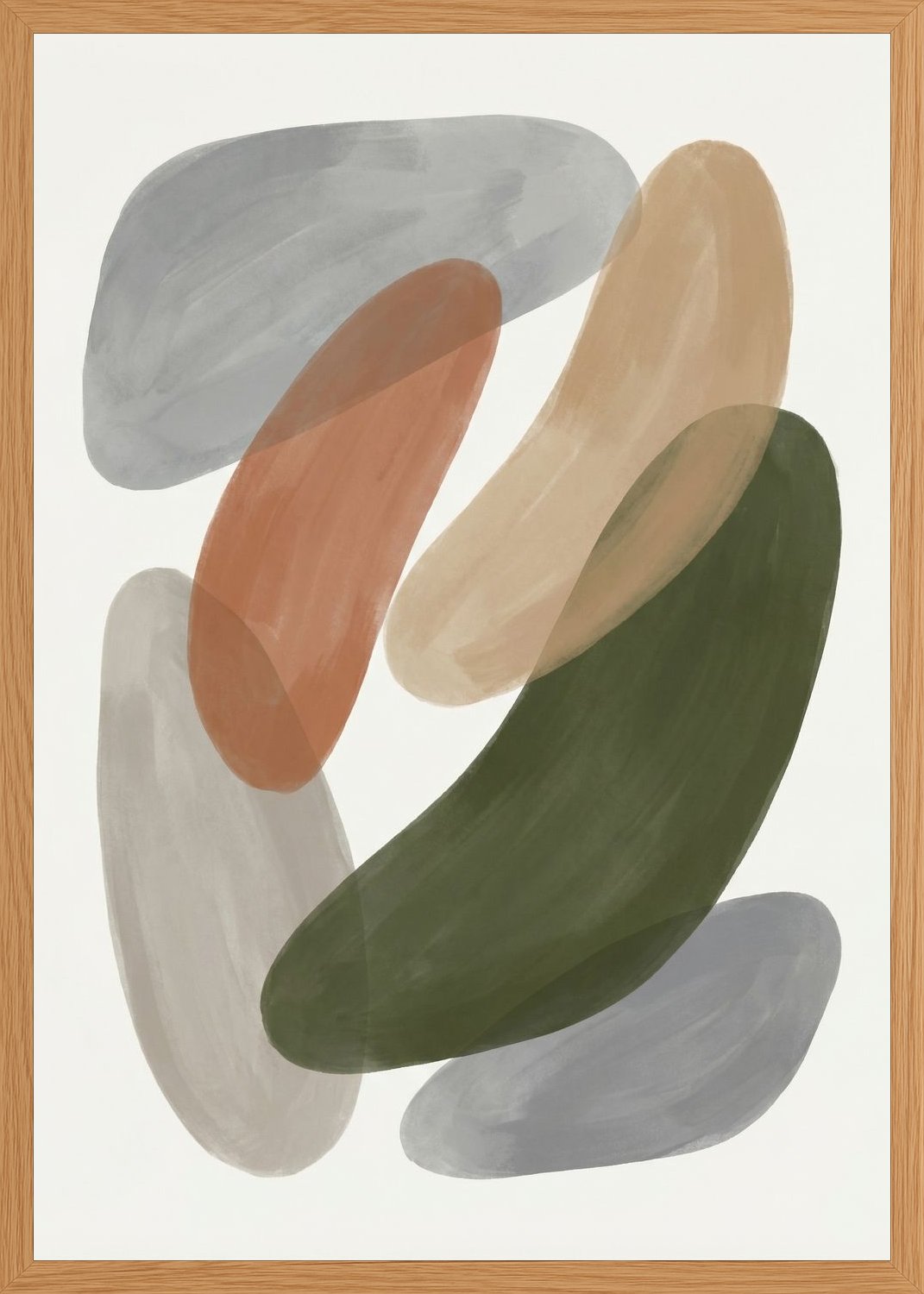 Poster in oak frame