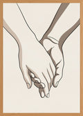 Poster in oak frame