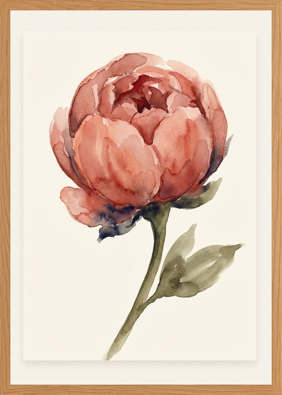 Poster in oak frame