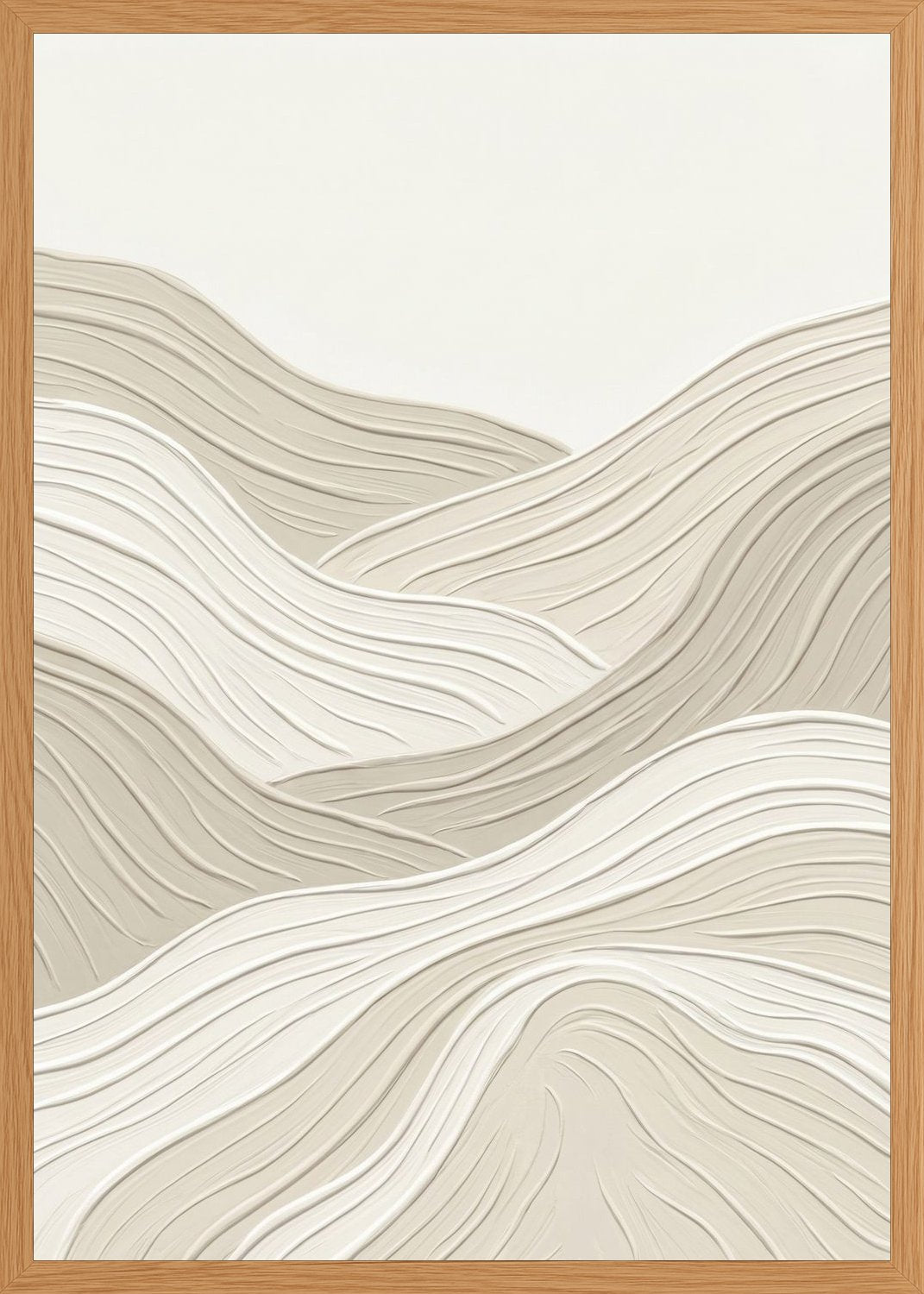 Poster in oak frame