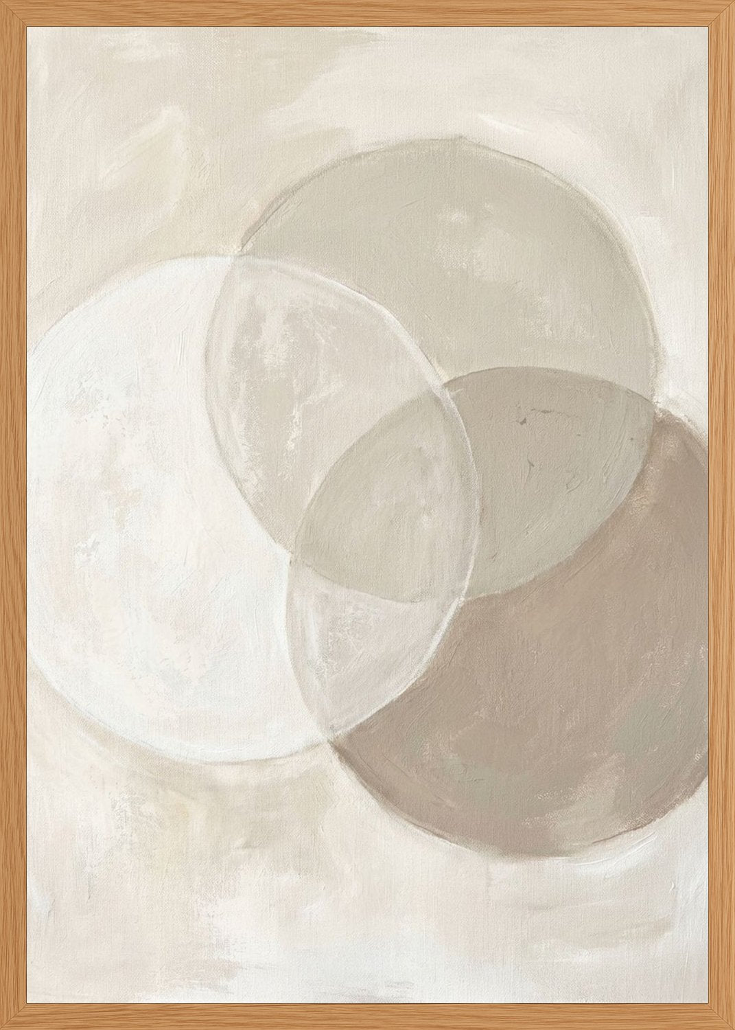 Poster in oak frame