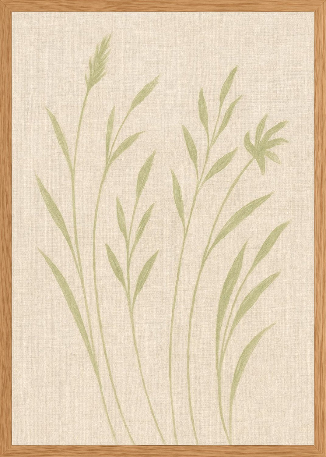 Poster in oak frame